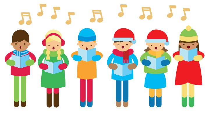 Image of an illustration of carol singers.