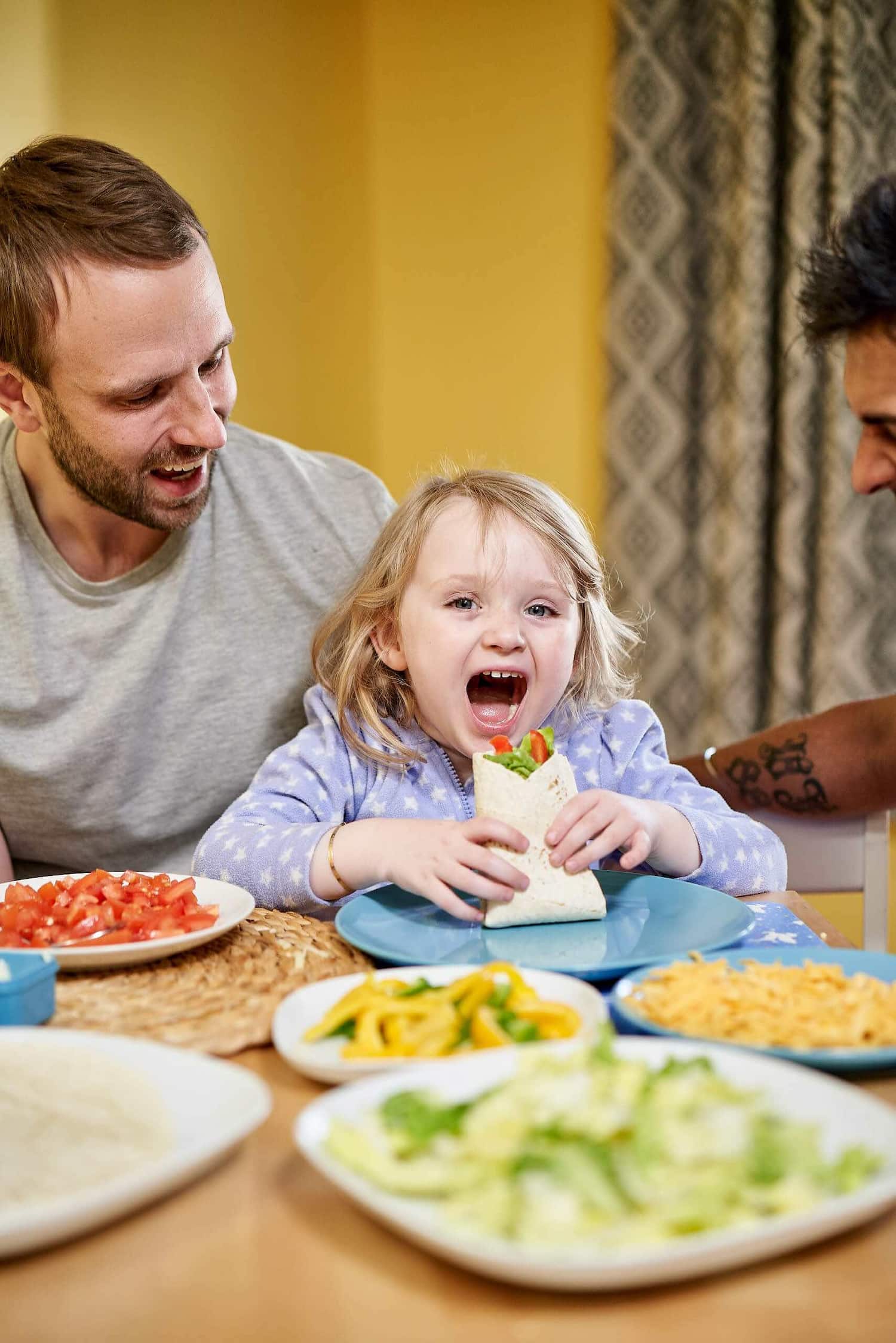Mealtime eating as a family
