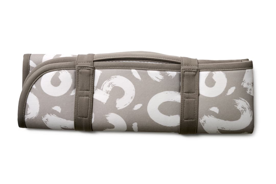 Grey changing mat from the Baby Box
