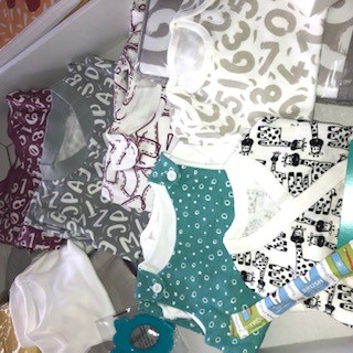 Items packed into the Baby Box